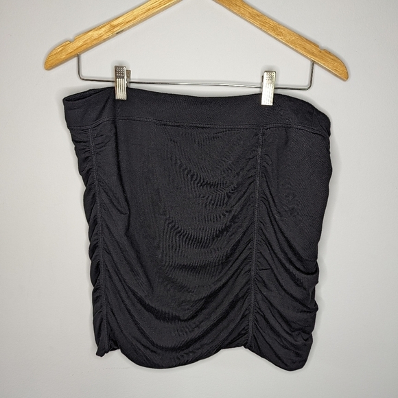 Athleta Odyssey Twisted Ruche Skirt Size Woman's Large - Picture 2 of 5